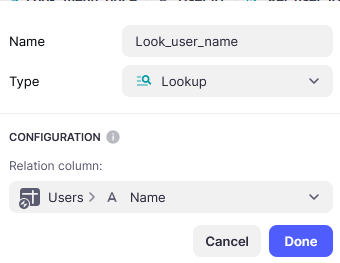 Lookup